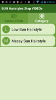 BUN Hairstyles Step VIDEOs screenshot 2