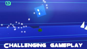 Angry Neon Cube Dash 3D imagem de tela 2