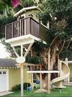 Poster Backyard Treehouse Design