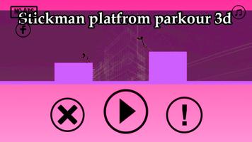 Stickman Ninja Parkour Platform NoAds 2 plakat