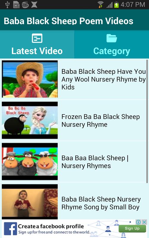 baa baa black sheep video song download Baa baa black sheep have you any whool children's nursery rhyme.