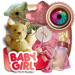 Baby Girl Scrap Photo Frames