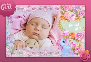 Baby Girl Photo Frames 포스터