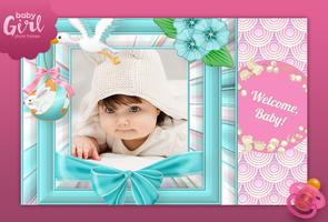 Baby Girl Photo Frames 스크린샷 1