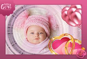 2 Schermata Baby Girl Photo Frames