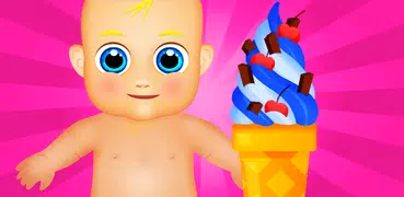 Baby Ice Cream Machine Maker Game