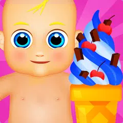 Baby Ice Cream Machine Maker Game