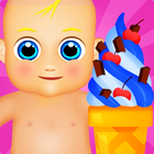 Baby Ice Cream Machine Maker Game icône