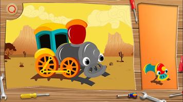 Toy Train Thomas Puzzles Affiche