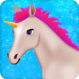 baby unicorn care games APK