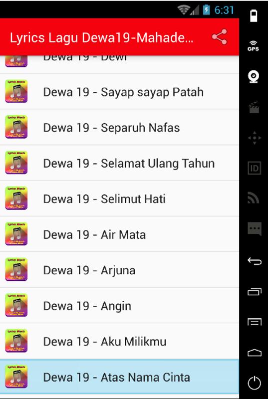 Download Lagu Air Mata Dewa 19 - Berbagai Mata
