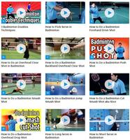 Badminton Lessons اسکرین شاٹ 1