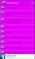 Fifth Harmony Songs&Lyrics captura de pantalla 1