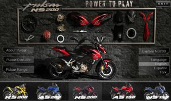 Bajaj Pulsar Interactive Affiche