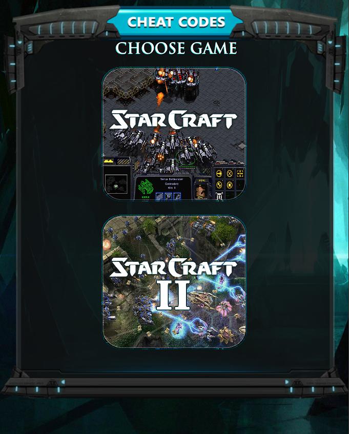 All StarCraft Cheat Codes for Android - APK Download - 