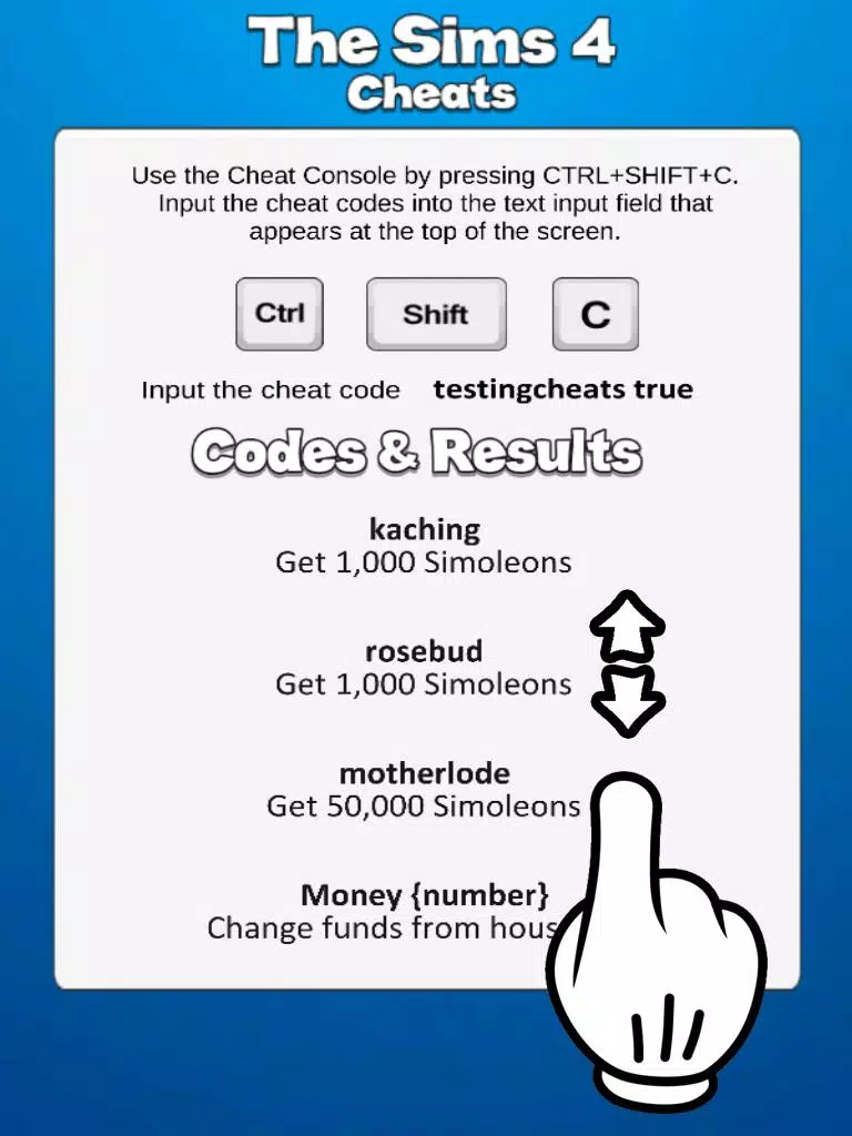 All Sims 4 Cheat Codes::Appstore for Android