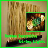 Luces decorativas de bambú