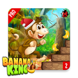 Banana Monkey Jungle King kong icon