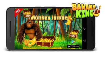 Banana Monkey Jungle King kong captura de pantalla 2