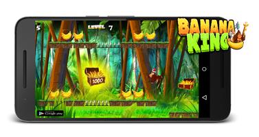 Banana Monkey Jungle King kong captura de pantalla 3