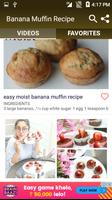 Banana Muffin Recipe captura de pantalla 1