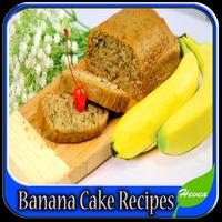 Banana Cake Recipes plakat