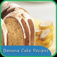 Banana Cake Recettes Affiche