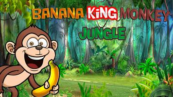 Banana king Monkey Jungle plakat
