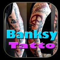 Banksy Tatto Design Ideas ポスター