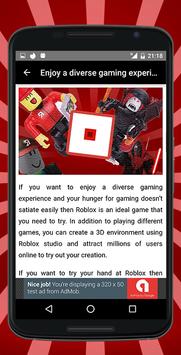 Guide For Roblox Tricks Cheats Tips For Android Apk Download | Roblox the hunger games cheats Guide For Roblox Tricks Cheats Tips For Android Apk Download - guide for roblox tricks cheats tips screenshot 2