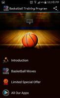 Basketball-Trainings-Programm Plakat