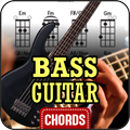 Bajo acordes de guitarra
