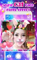 Selfie Cat Face Filter Photo Effect App syot layar 1