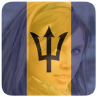 Barbados Flag Profile Picture simgesi