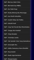 برنامه‌نما Kumpulan lagu Naff mp3 Terlengkap عکس از صفحه