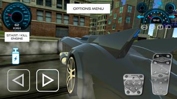 Bat Hero Driving A Car स्क्रीनशॉट 3
