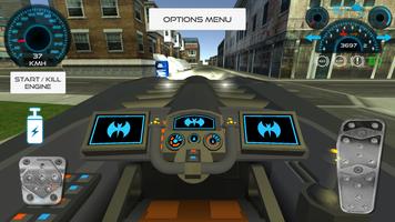 Batmobile City Driving capture d'écran 1