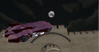 Batmobile Flight Drift:Castle screenshot 1