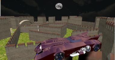 Batmobile Flight Drift:Castle screenshot 3