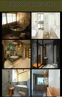 Salle de bains Style japonais Affiche