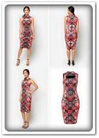 Batik Dress Modern plakat