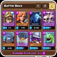 Best Battle Deck Clash  Royale постер