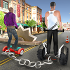 Chained Hoverboard Segway Scooter Trap Race icon