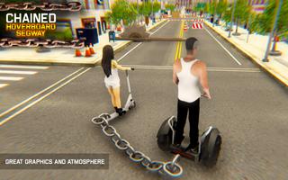 Chained Hoverboard Segway Scooter Trap Race capture d'écran 1