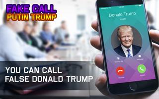 Fake Call Putin Trump poster