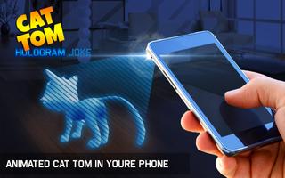 Hologram cat Tom poster