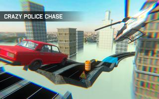 Poster Impossible Chase Lada Vaz Vs Police Car