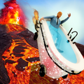Volcano Lava Chase Bath Survival