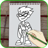 How to draw - Titans Go