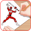 How to draw power rangers APK